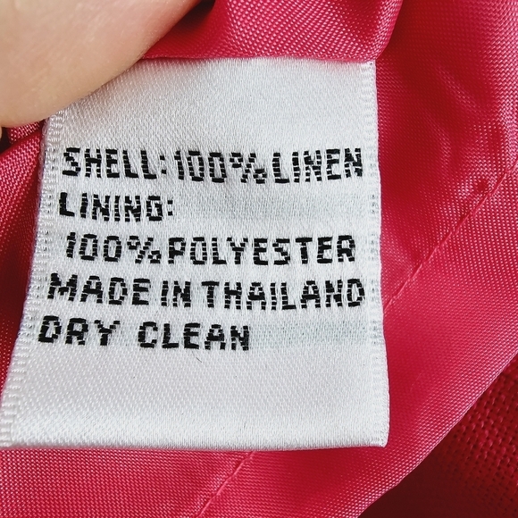 Talbots Petites Pink Irish Linen Sleeveless Dress, size 2 - Picture 3 of 12